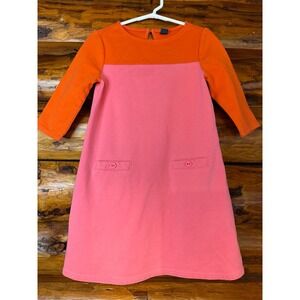 Baby Gap Hot Pink/Orange‎ A-Lined Dress Size 5